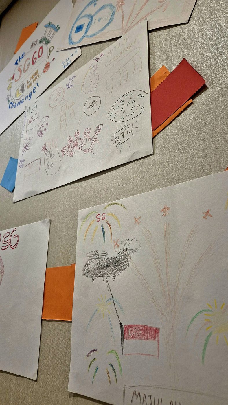Children's drawings celebrating Singapore's 60th birthday, SG60